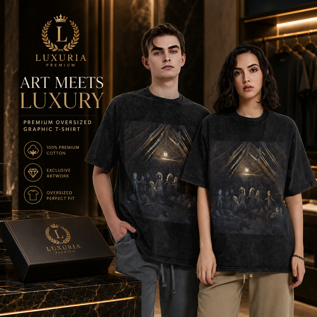 Haunted Attic With Possessed Creepy Dolls Hip Hop Short Sleeve T-Shirts Washed Tops Tees Streetwear T Shirt Cotton for Men Women
