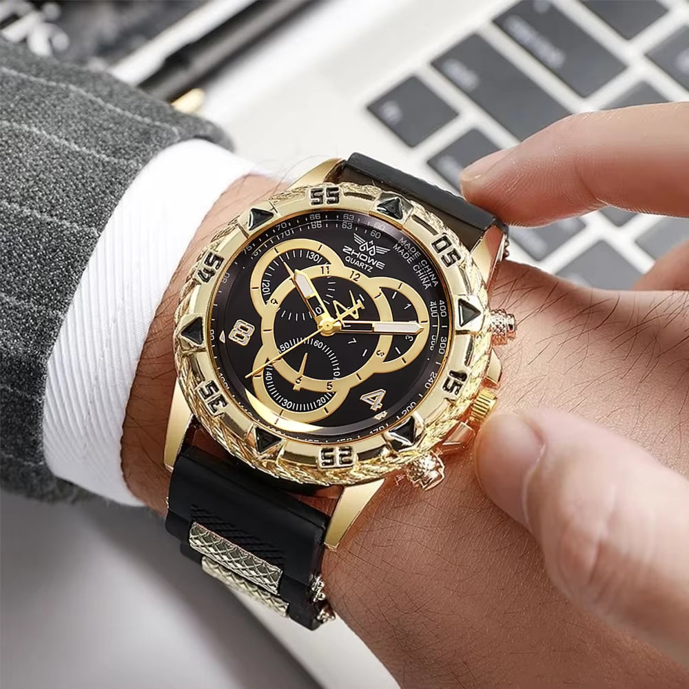 1PC Surprise Mystery Watch Blind Box-Men’s Watch Fashion Silicone Band Analog Quartz Wrist Watch Man Sports Watches Reloj Hombre