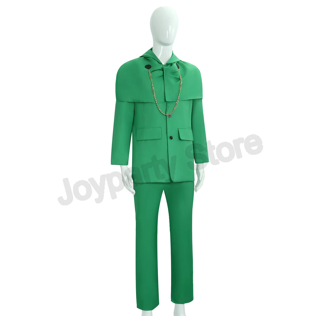 Dr. Victor Doctor Von Downy Subdue Adult Green uniform set Movie Doctor Doom Cosplay Costume mask Halloween Party Outfit
