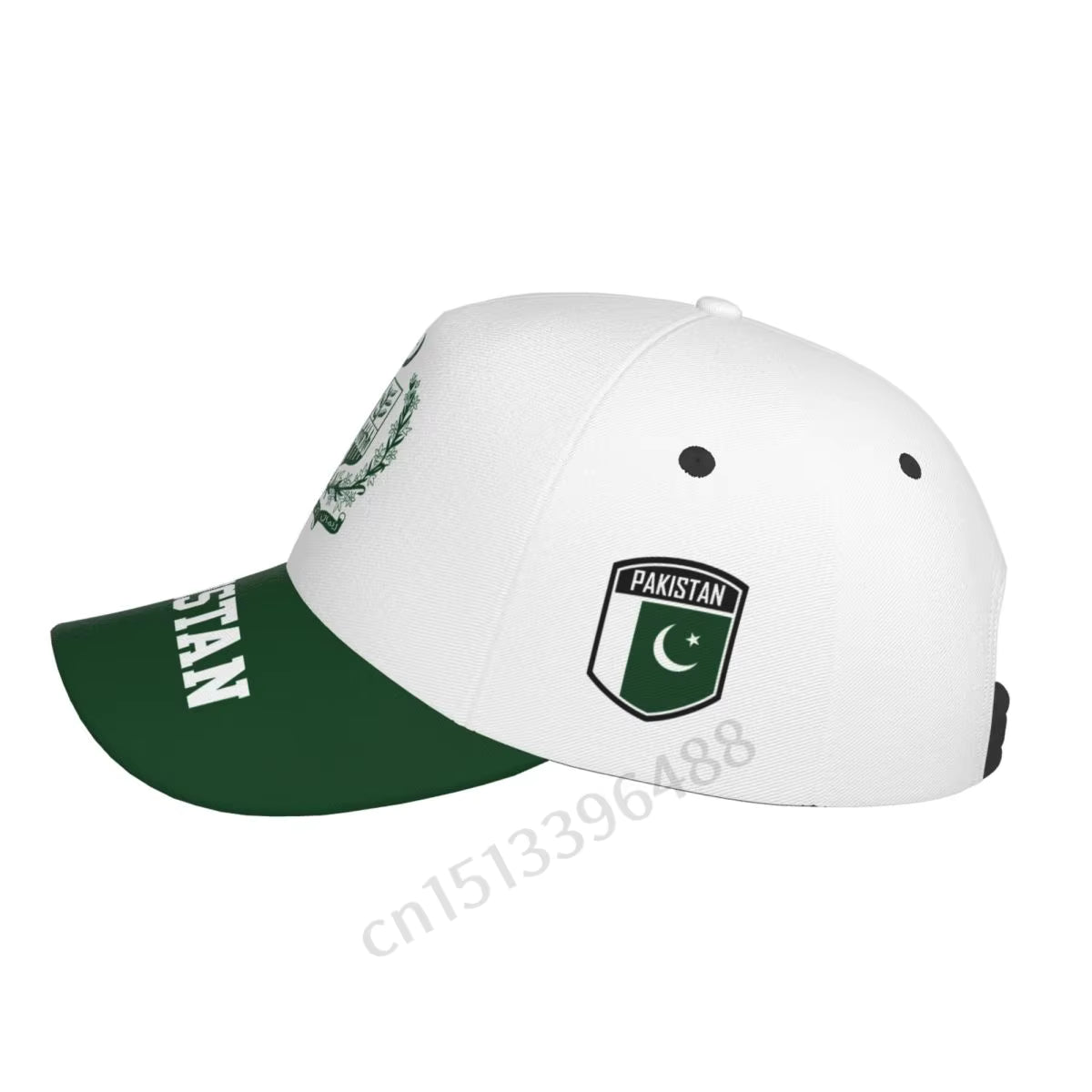 Pakistan Flag 3D Soccer Hats Sun Baseball Cap Breathable Adjustable Men Women Outdoor Fishing Hat