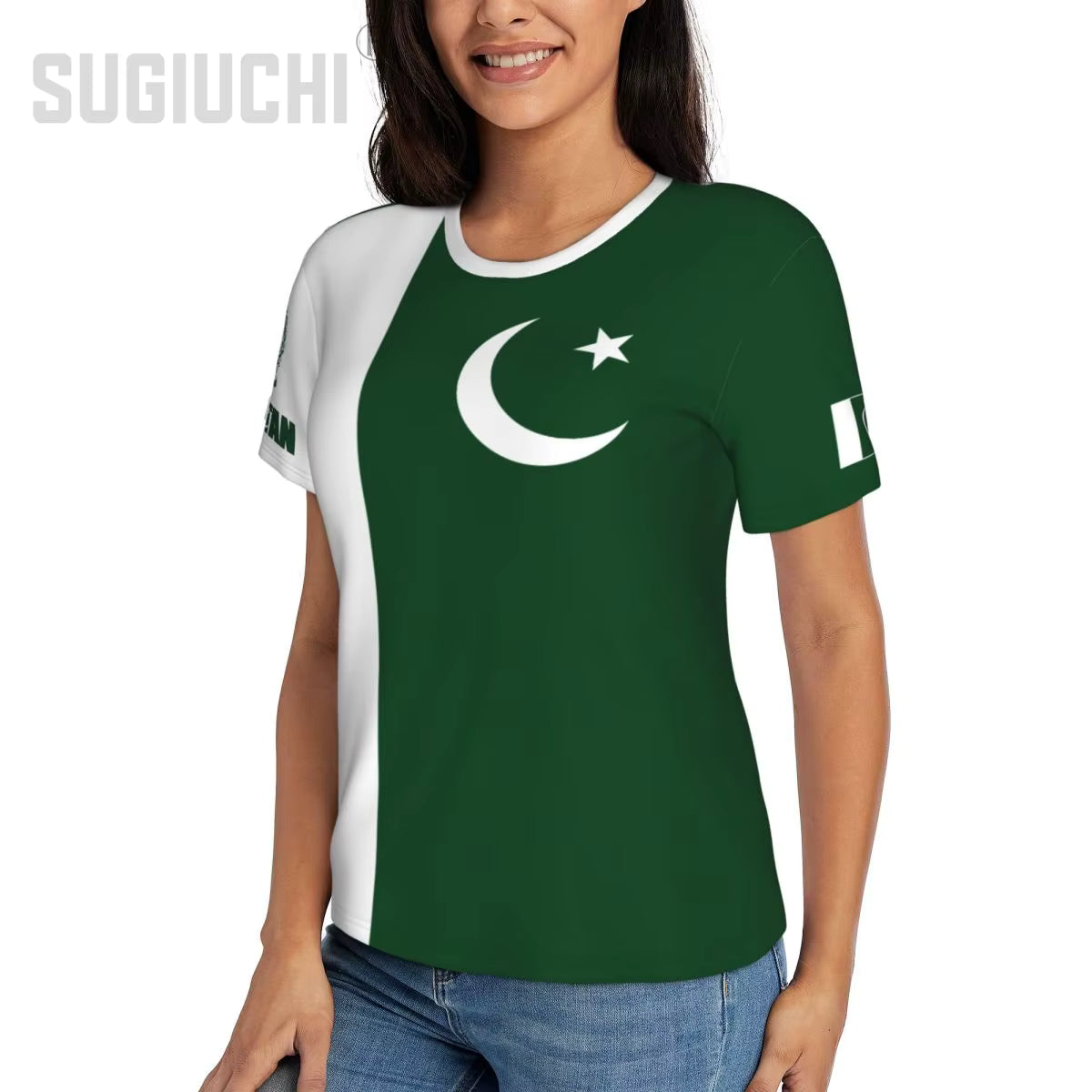 Unisex Nation T-shirt Pakistan Flag Pakistani T-shirts For Men Women Soccer Football Fans Gifts Custom clothes tee