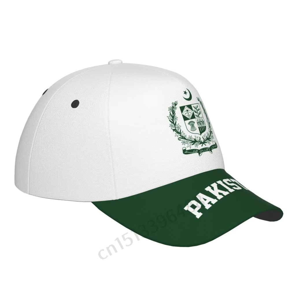 Pakistan Flag 3D Soccer Hats Sun Baseball Cap Breathable Adjustable Men Women Outdoor Fishing Hat