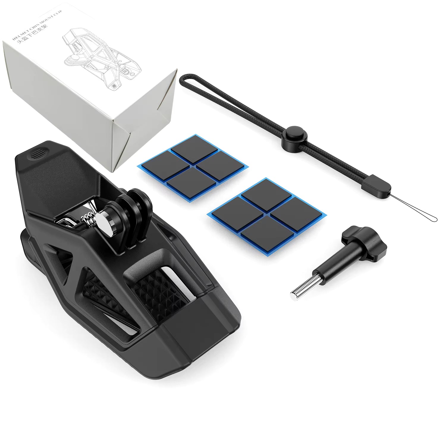 Universial Motorcycle Helmet Chin Bracket Mounts Clip for DJI Osmo Action 5pro 4  Gopro 13 12 11 10 Insta360 Camera Accessories