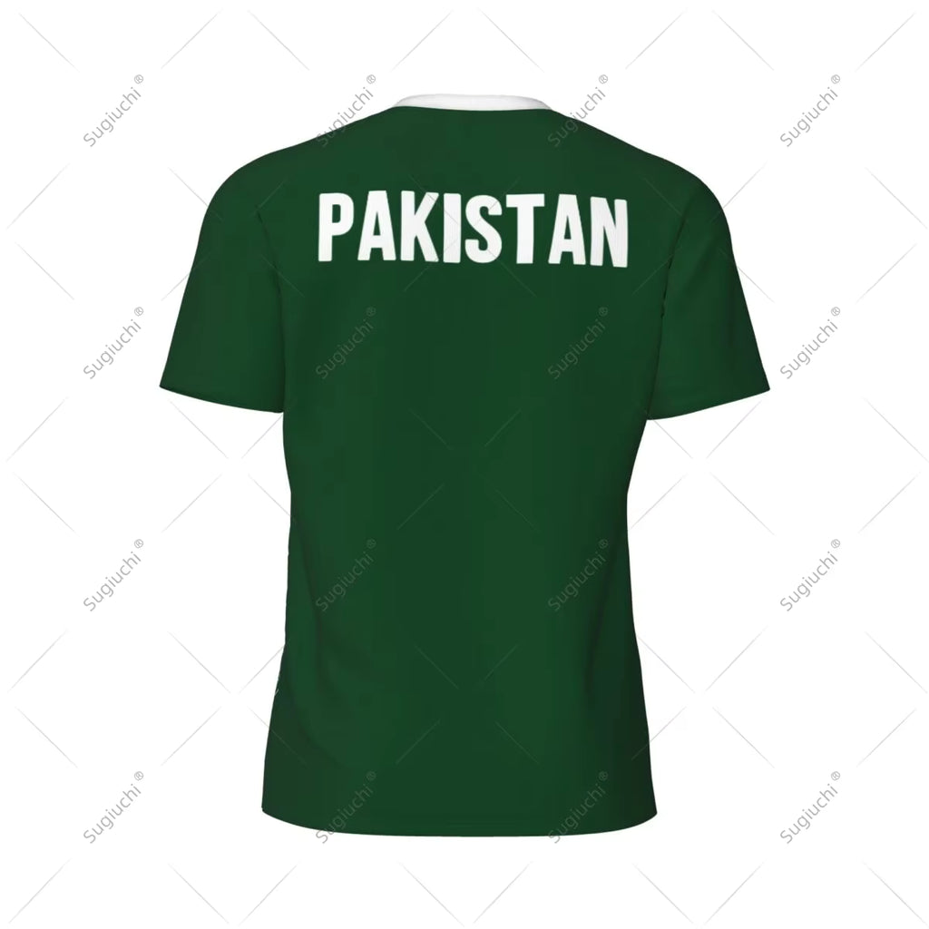 Pakistan Flag Men Sports T-shirt Women Tees jersey for Soccer Football Running Bike Tennis Fitness Fans