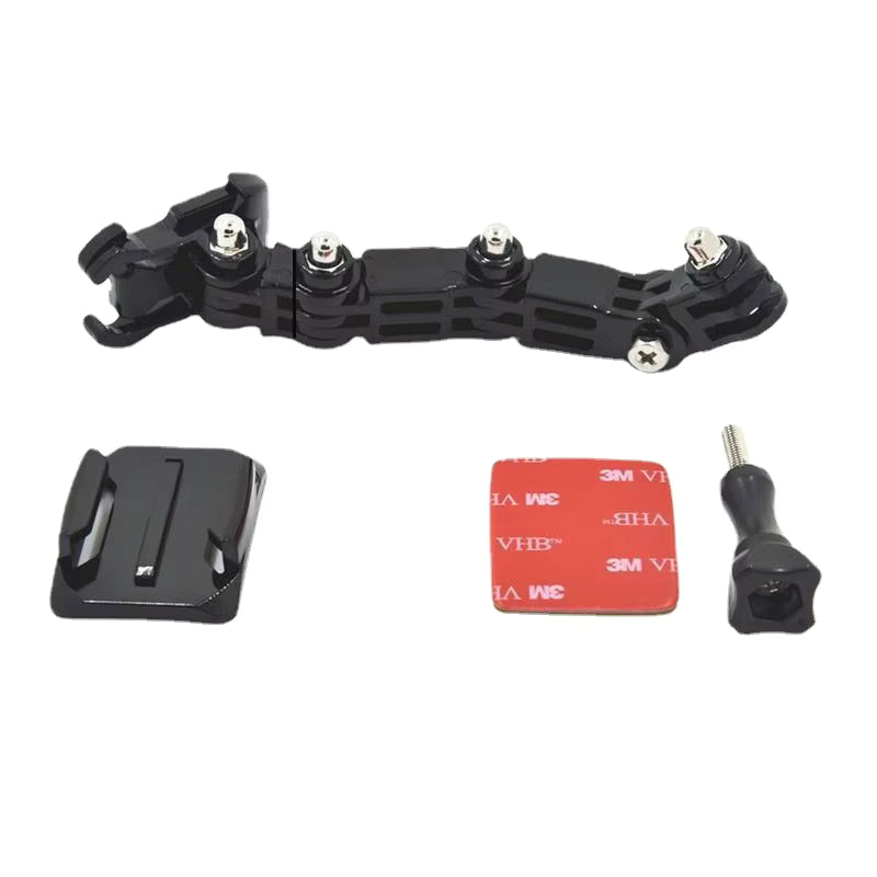 1Pc Motorcycle Helmet Mount Curved Adhesive Arm for Action Camera Accessories