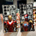 Marvel Spiderman Ironman Comic Case For Samsung Galaxy S26 S25 S26Ultra Edge S24 S23 S22 Plus S21 Ultra FE Soft Phone Back Cover