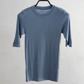 2026 Summer Solid Thin TShirt Women Cotton Half Sleeve Slim Basic Korean Style Tee Shirt Femme High Elasticity Pink Clothes Tops