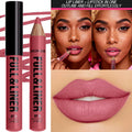 Top On Sale Product Recommendations! 12 Colors Wooden Matte Lip Liner Pencil Nude Brown Matte Long-lasting Waterproof Lip Contour Makeup