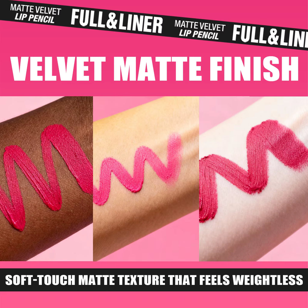 Top On Sale Product Recommendations! 12 Colors Wooden Matte Lip Liner Pencil Nude Brown Matte Long-lasting Waterproof Lip Contour Makeup