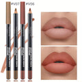 Top On Sale Product Recommendations! 2pcs Lip Liner Makeup Duo:long-lasting,waterproof Matte Formula Is Gentle on Sensitive Skin and Ideal for Light Beige Tones