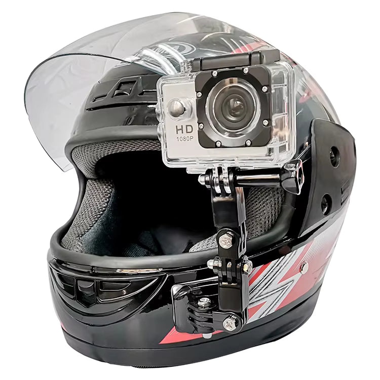 1Pc Motorcycle Helmet Mount Curved Adhesive Arm for Action Camera Accessories