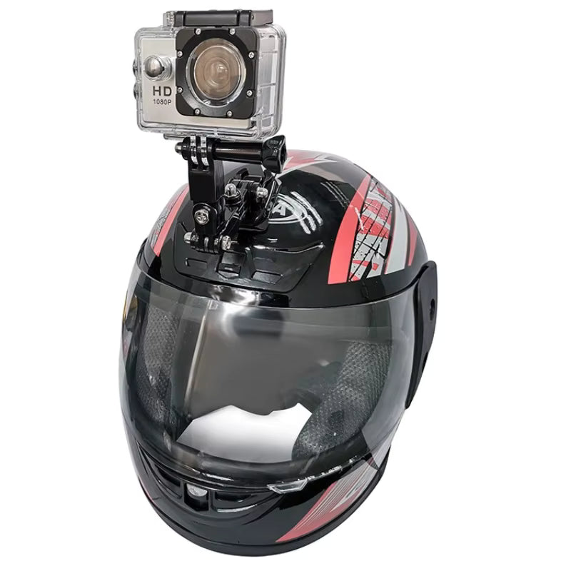 1Pc Motorcycle Helmet Mount Curved Adhesive Arm for Action Camera Accessories
