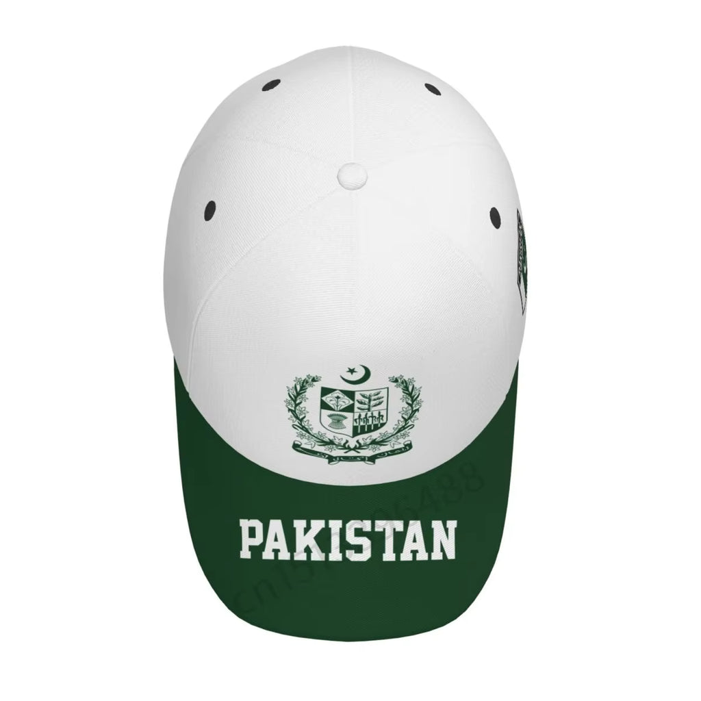 Pakistan Flag 3D Soccer Hats Sun Baseball Cap Breathable Adjustable Men Women Outdoor Fishing Hat