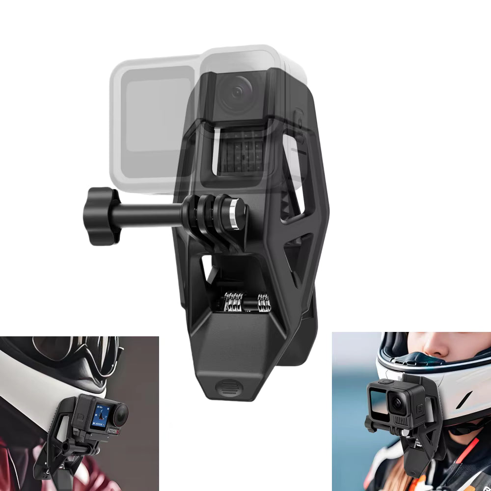 Universial Motorcycle Helmet Chin Bracket Mounts Clip for DJI Osmo Action 5pro 4  Gopro 13 12 11 10 Insta360 Camera Accessories