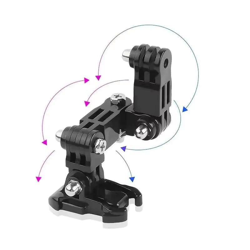 1Pc Motorcycle Helmet Mount Curved Adhesive Arm for Action Camera Accessories