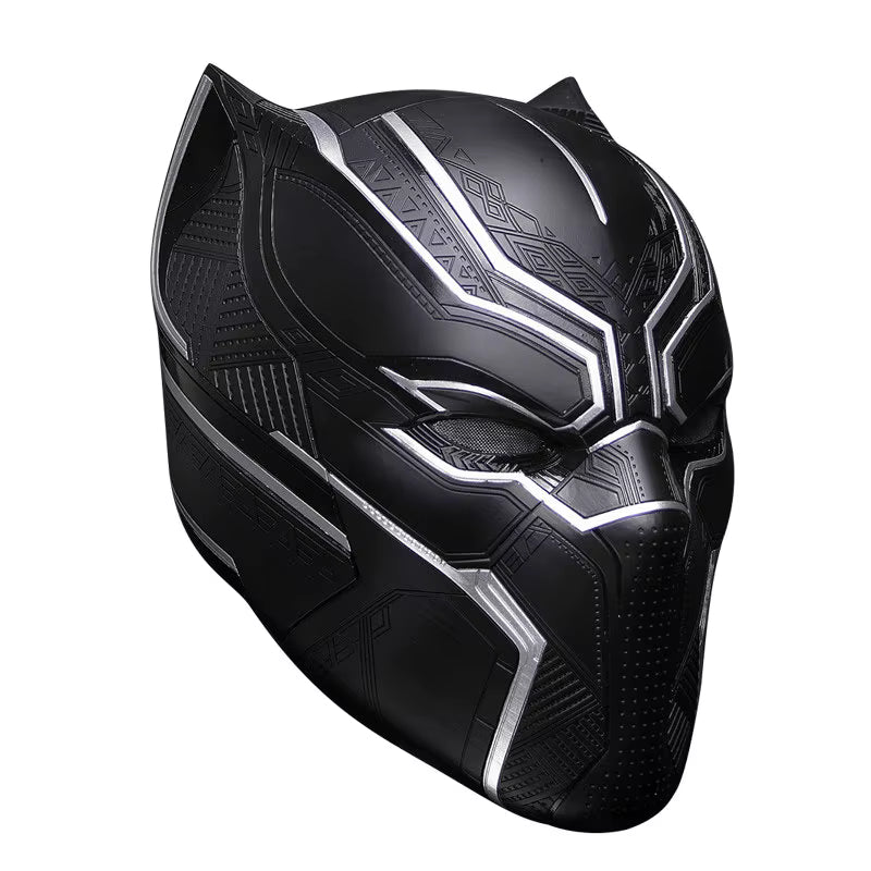 Killerbody 1/1 Scale Black Panther Helmet Wearable Cosplay Mask LED Eyes Marvel Avengers Cosplay Collection Display