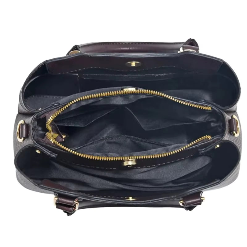 high-end textured large-capacity commuter tote bags, luxury women's bag series with color-blocking crossbody bags