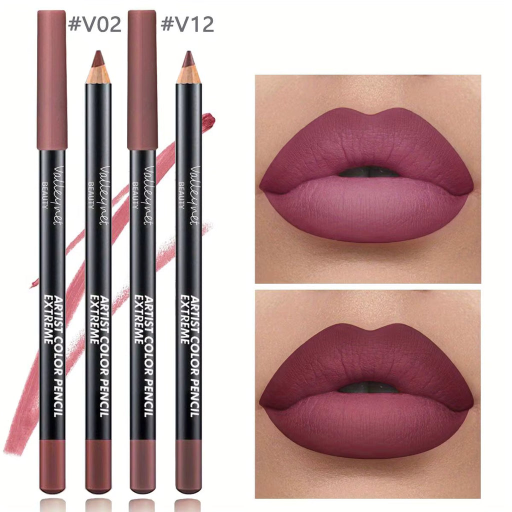 Top On Sale Product Recommendations! 2pcs Lip Liner Makeup Duo:long-lasting,waterproof Matte Formula Is Gentle on Sensitive Skin and Ideal for Light Beige Tones